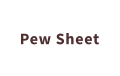 Pew Sheet